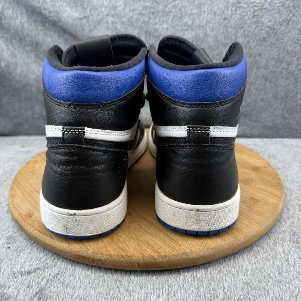 Jordan 1 Retro High OG Shoes Mens Size 10.5 Blue Basketball Sneakers 555088-041